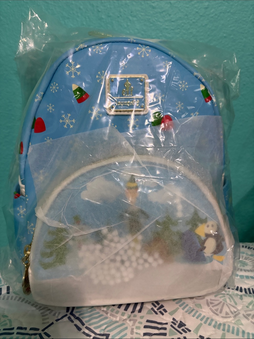 Loungefly Elf Buddy Cosplay Shoulder Purse Backpack Christmas New In Packaging